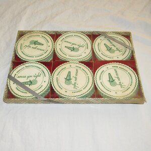 Vintage 1950-60's Paper Coasters Serves You Right Ply-Cel Swarthmore PA 60+ NEW